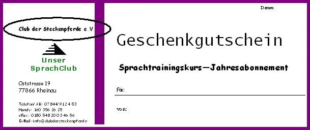 SprachKurs Französisch im SprachClub