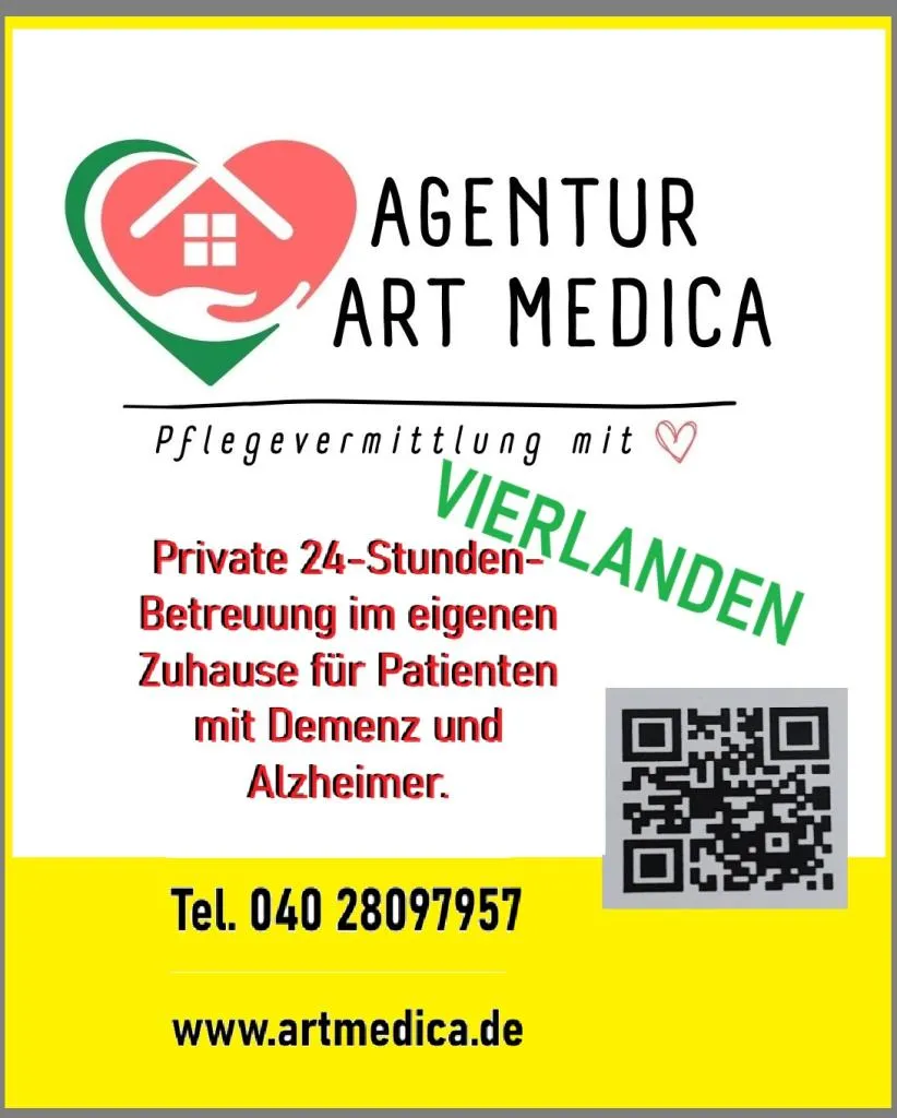 Vierlanden Häusliche Krankenpflege und Seniorenbetreuung 24h Dementen Betreuung