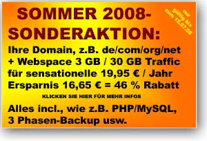 Sommer-Sonderaktion 2008