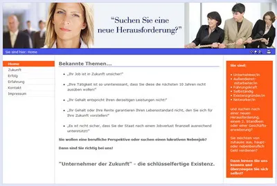 Werden Sie Unternehmer der Zukunft
