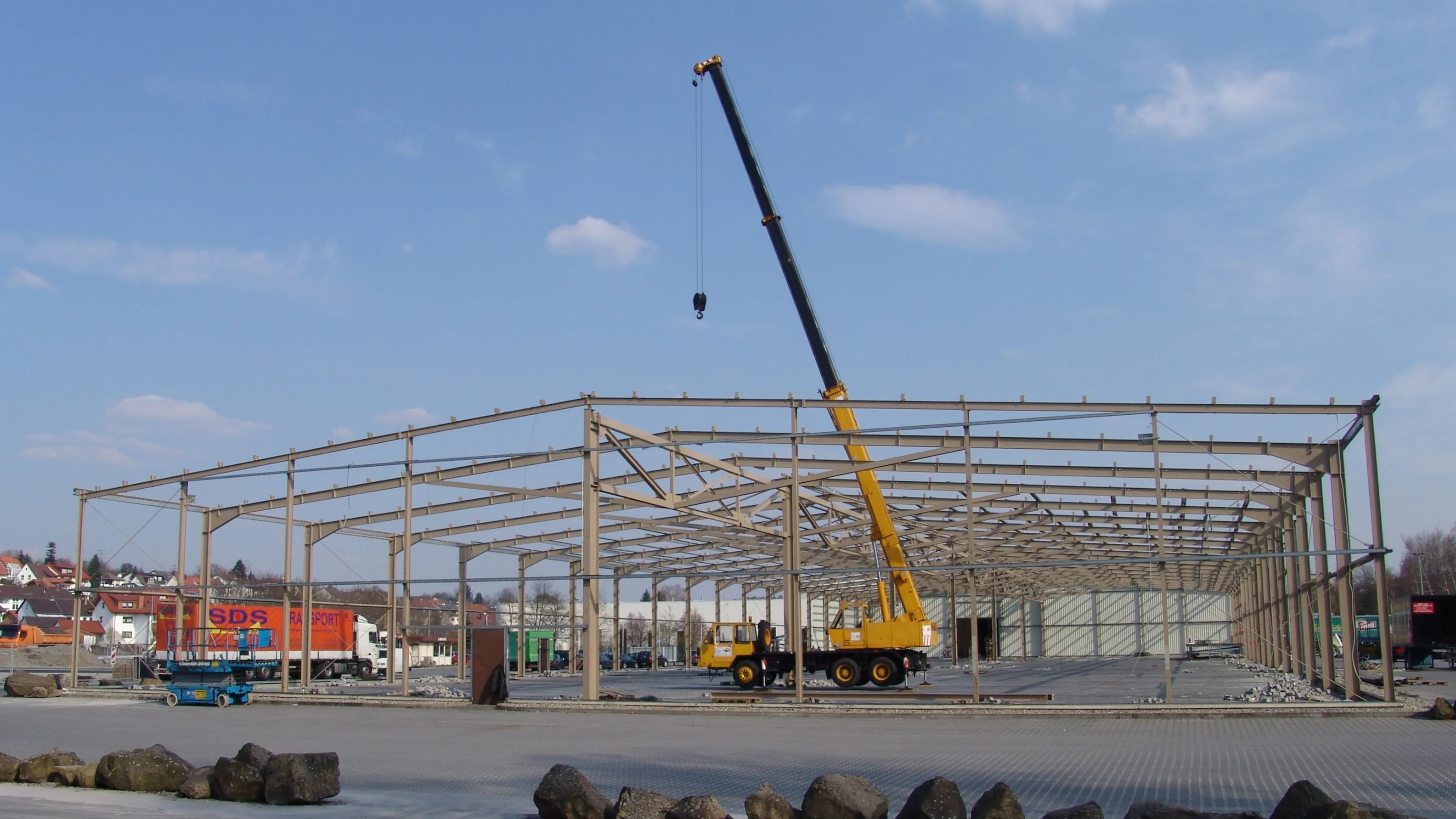 STAHLHALLE gebraucht / GEBRAUCHTHALLE zur Demontage