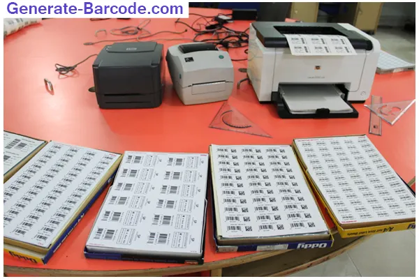 Barcode label designing in various card shapes now – Generate-Barcode.Com – Bild 1
