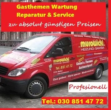 Berlin Gasthermenwartung Junkers Vaillant Buderus Viessmann Brötje, Wolf Berlin