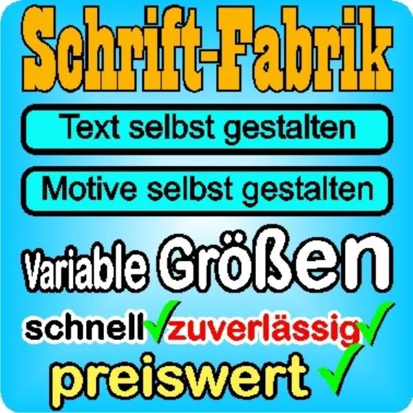 FENSTERBESCHRIFTUNG SELBST GESTALTEN - SCHRIFT-FABRIK.DE