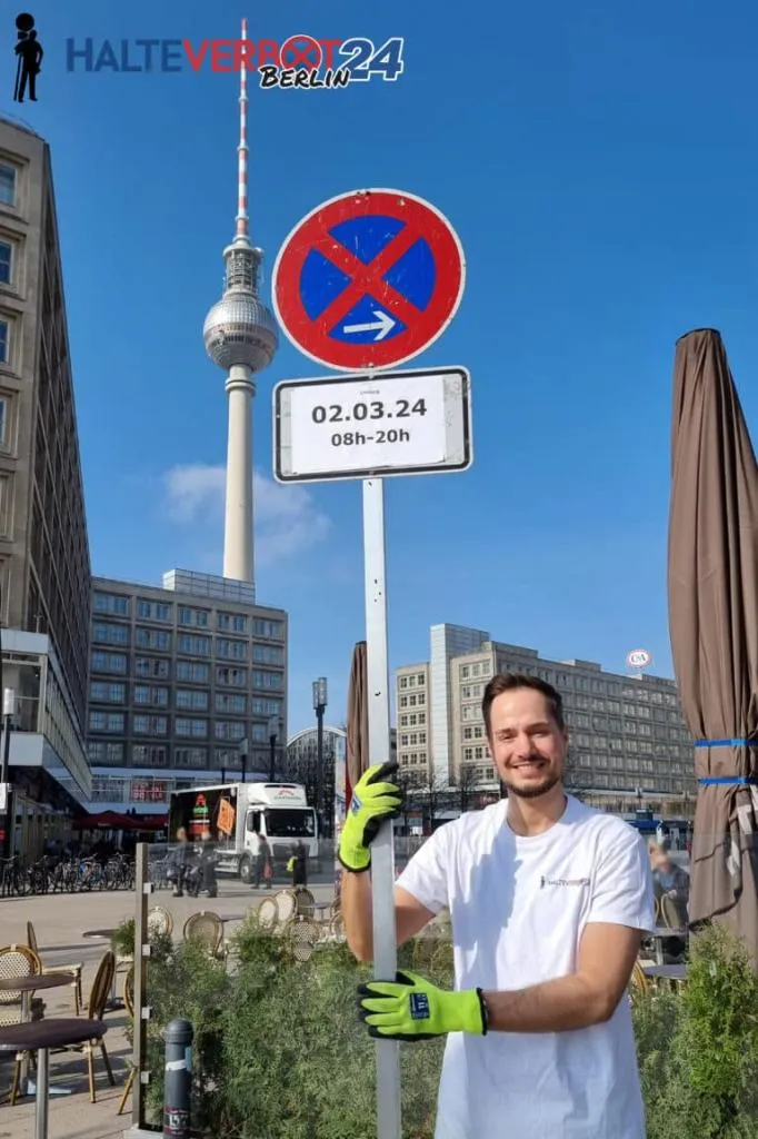Halteverbot Berlin Kosten – Preise & Beantragung – Bild 1