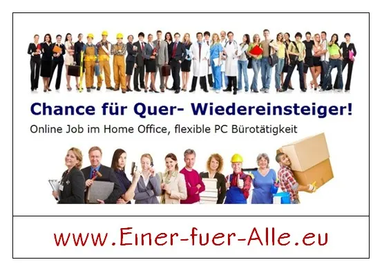 Intelligenter Nebenjob im Home Office - Quer-Einsteiger willkommen